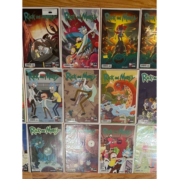 RICK AND MORTY LOT 18 COMICS - 2015 FIRST PRINT 1 to 11 - Picture 3 of 16